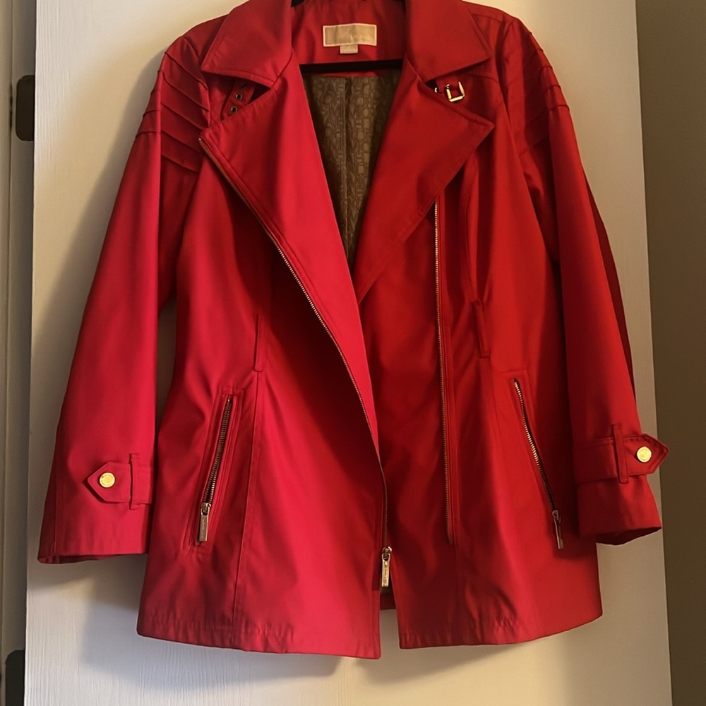 Michael Kors red jacket - Picture 2 of 2